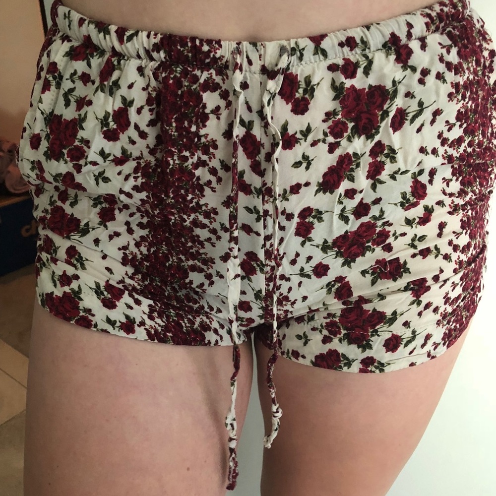 Brandy Melville Floral Print Shorts